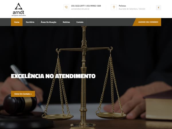 Criação de Site para Escritório de Advocacia Criação de Site para Escritório de Advocacia